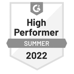 Gravity Software recognized as a G2 Summer 2022 High Performer.