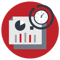 Financial budgeting video icon representing budget creation, management and reporting in Gravity Software