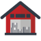 Warehouse with stored inventory representing bin-level inventory management