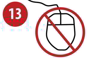 no mouse