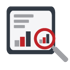 Budget review icon representing the approval and activation of multi-entity budgets in Gravity Software