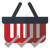 Shopping basket representing purchasing and inventory orders