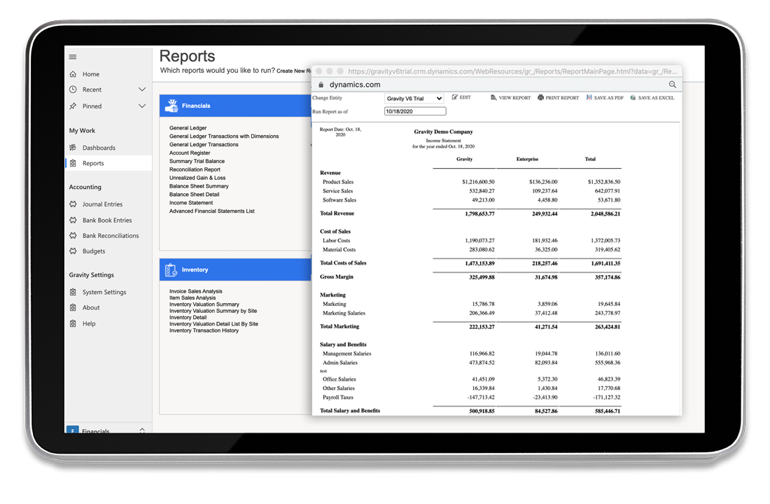 Gravity-Software-Multi-Entity-v6