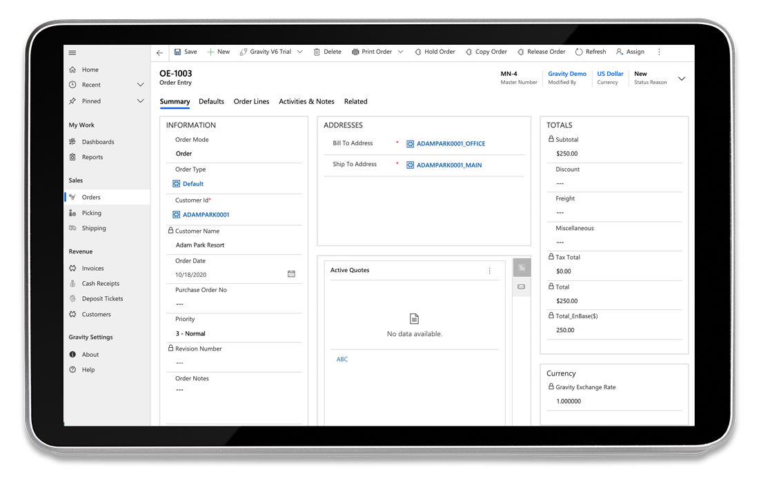 Gravity-Software-Sales-Order-New-UI Gravity-Software-Sales-Order-New-UI