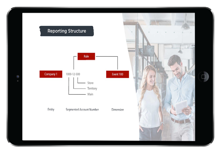 Diagram of Gravity Software Financial Reporting Structure